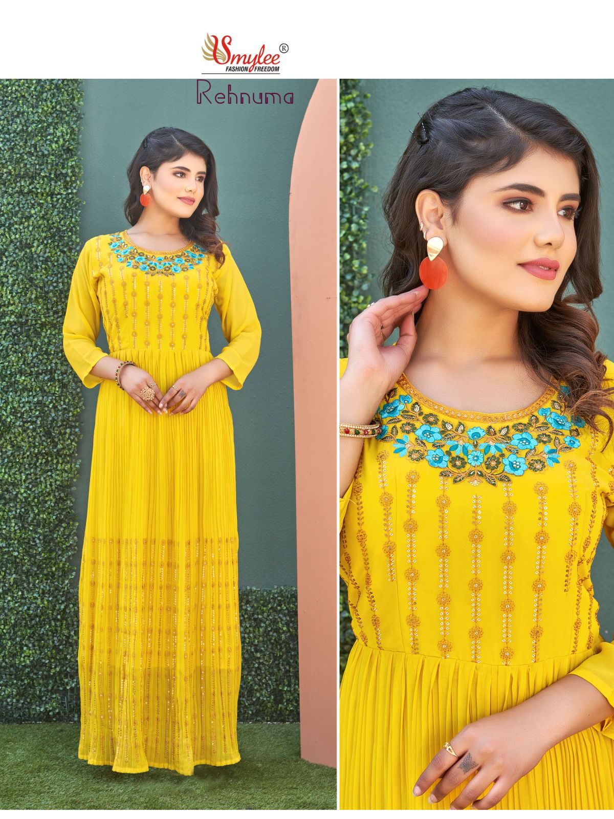 Rehnuma By Smylee Designer Kurtis Catalog